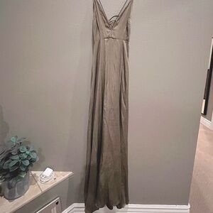 PrettyLittleThing Olive Maxi Dress
